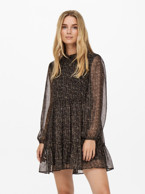 JDY Black Glitter Mini Dress | Women ...